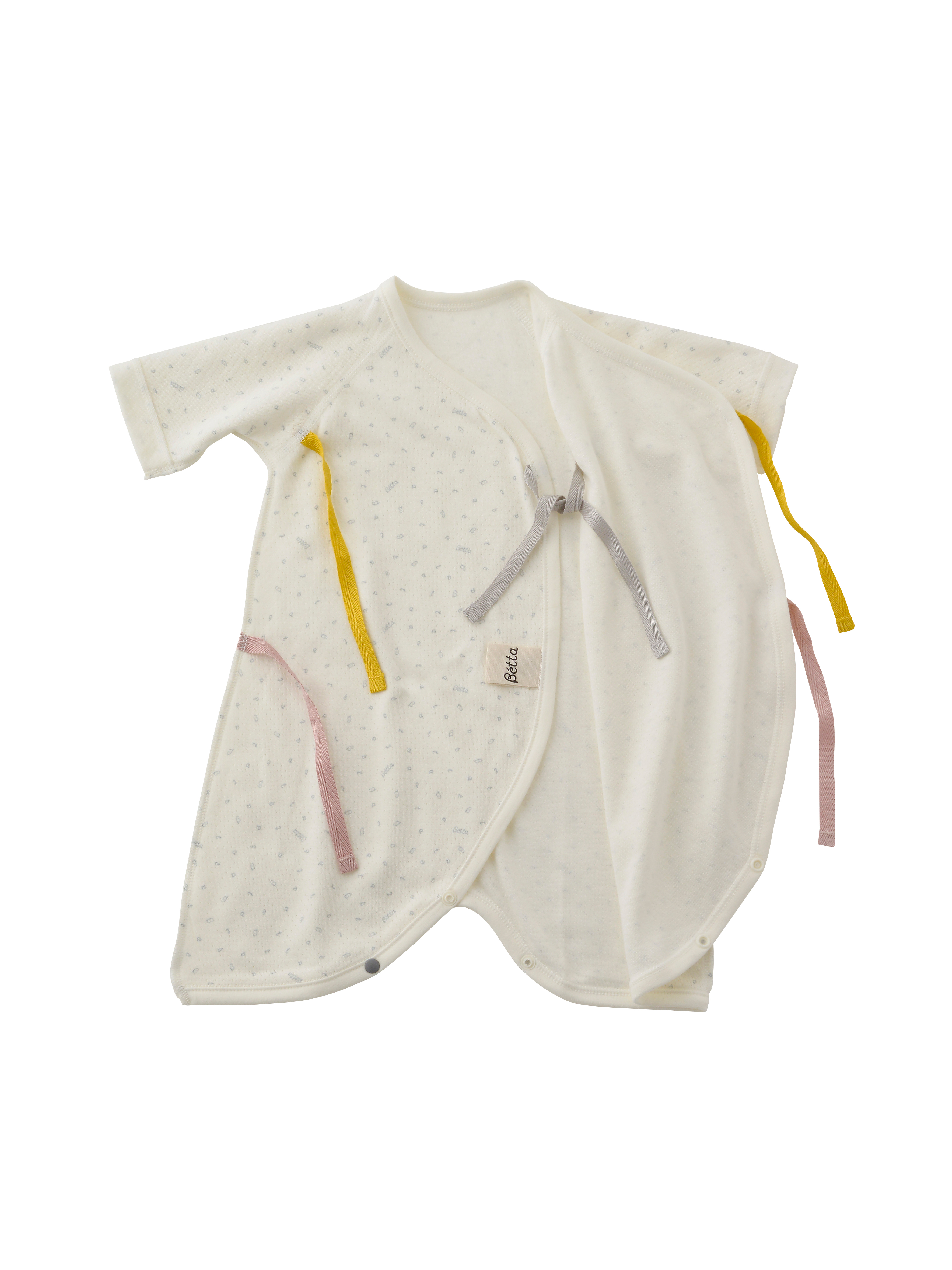 コンビ肌着 オープン - リボン＆ベッタタグ