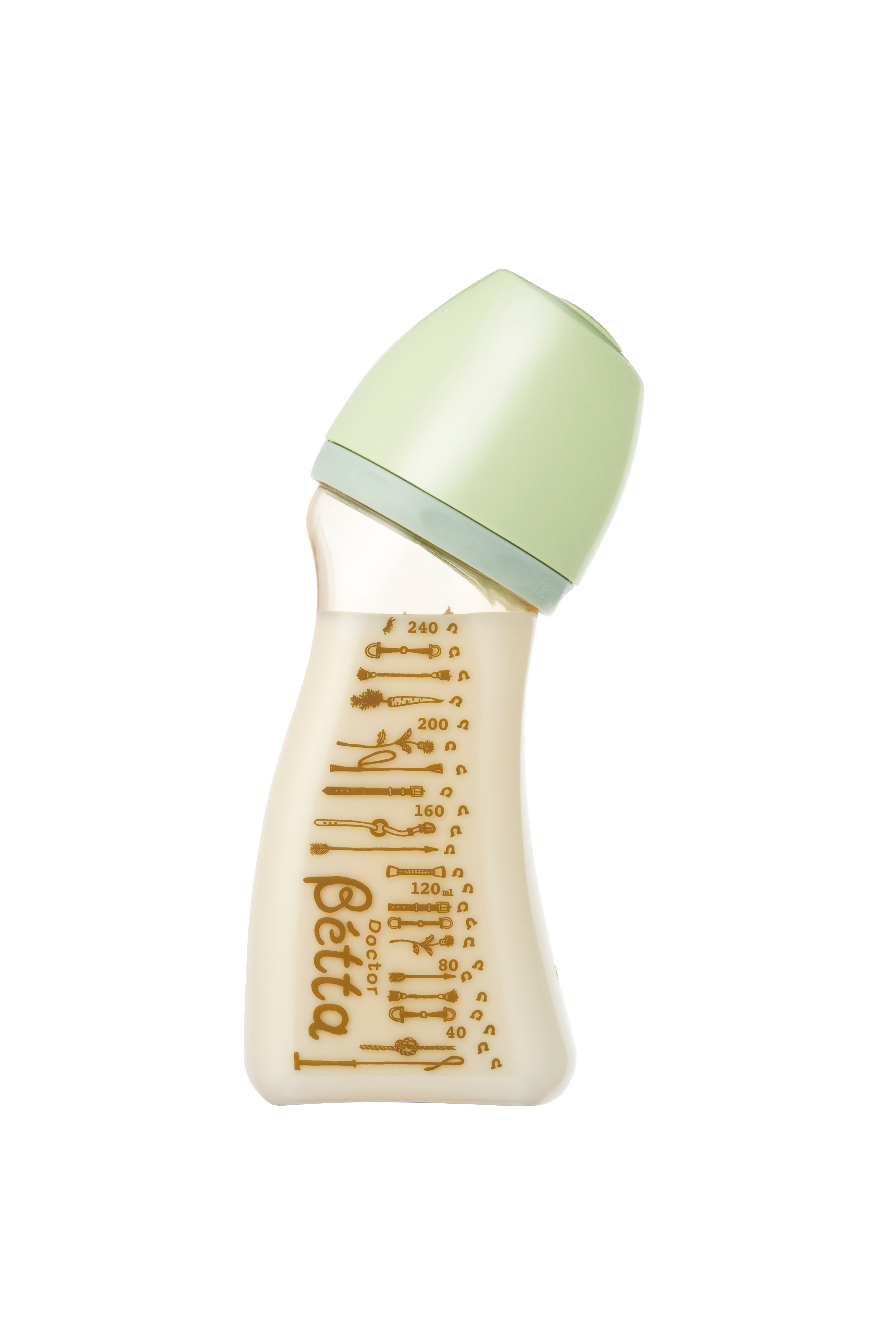 Lovers Bottle 右側 - 目盛り＆Doctor Bettaロゴ