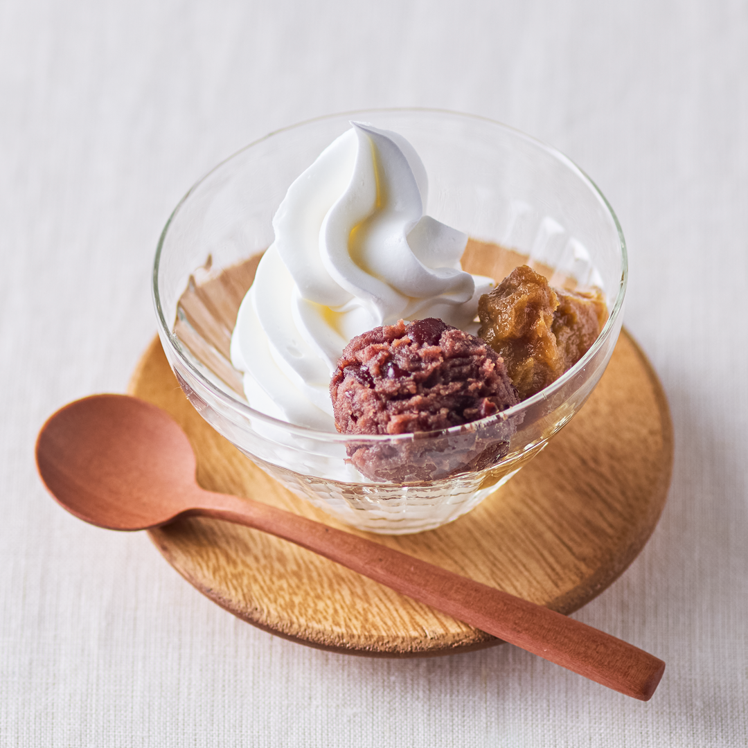 アイスクリームに添えて