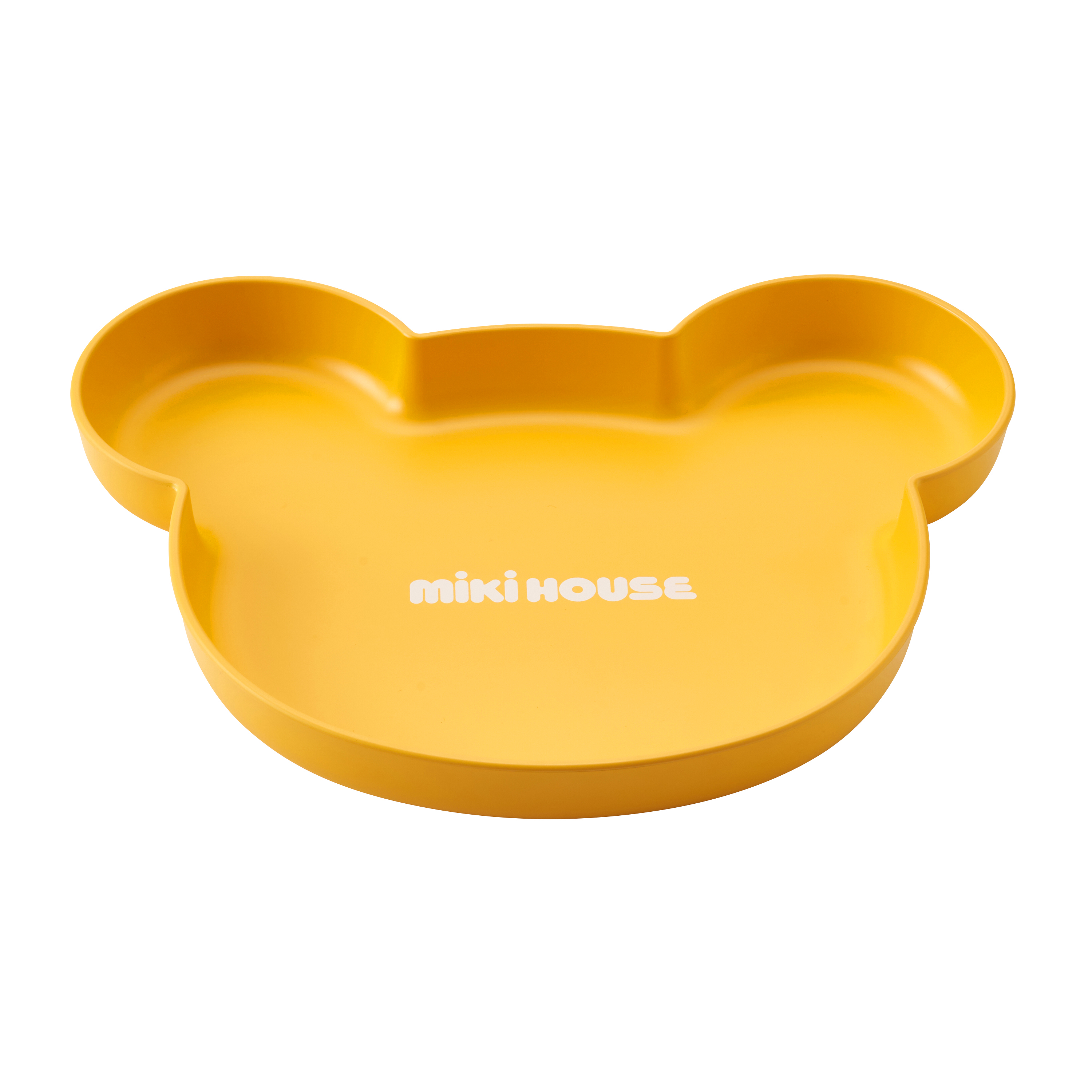 くまちゃん型イエロープレート