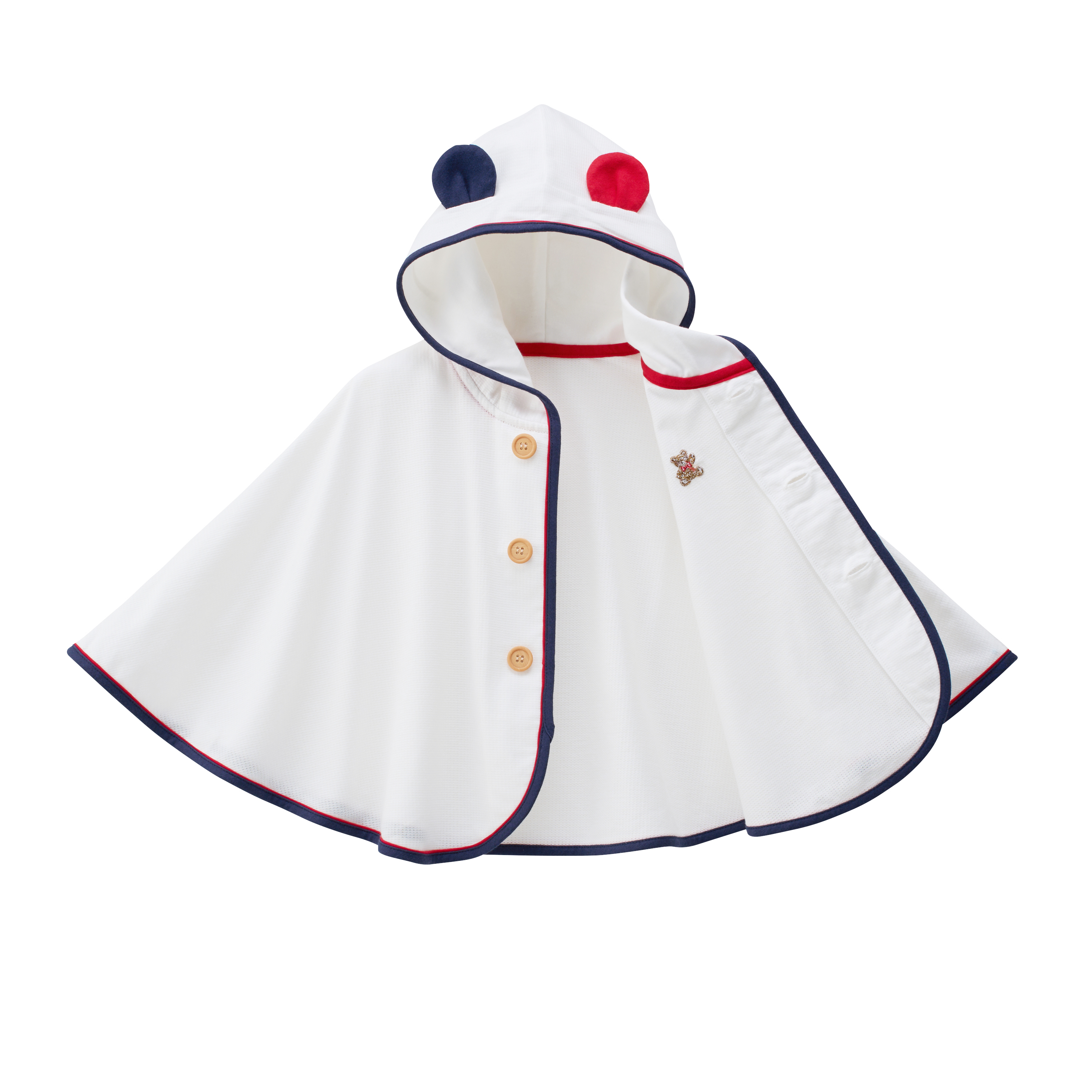 ミキハウス おでかけポンチョ - 別角度