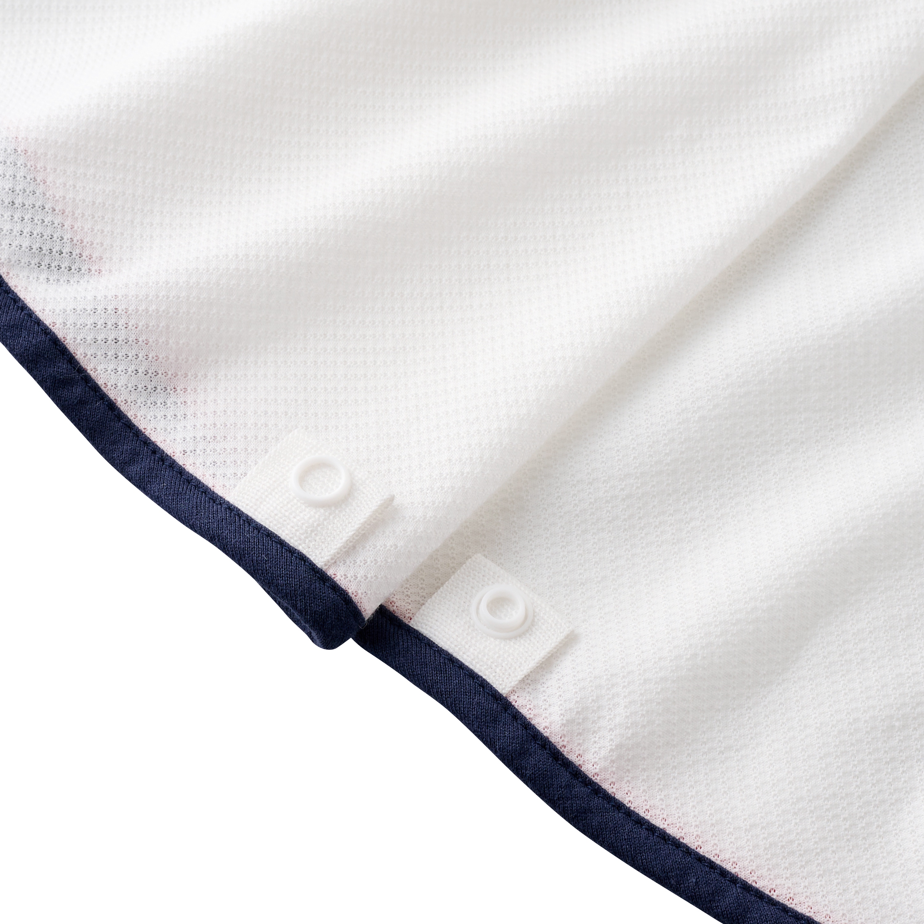 ミキハウス おでかけポンチョ - メッシュ素材ディテール